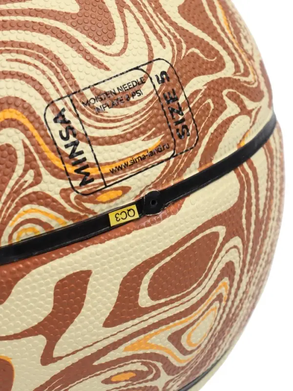 Мяч баскетбольный MINSA Street, клееный, 8 панелей, р. 5, PVC, бутиловая камера