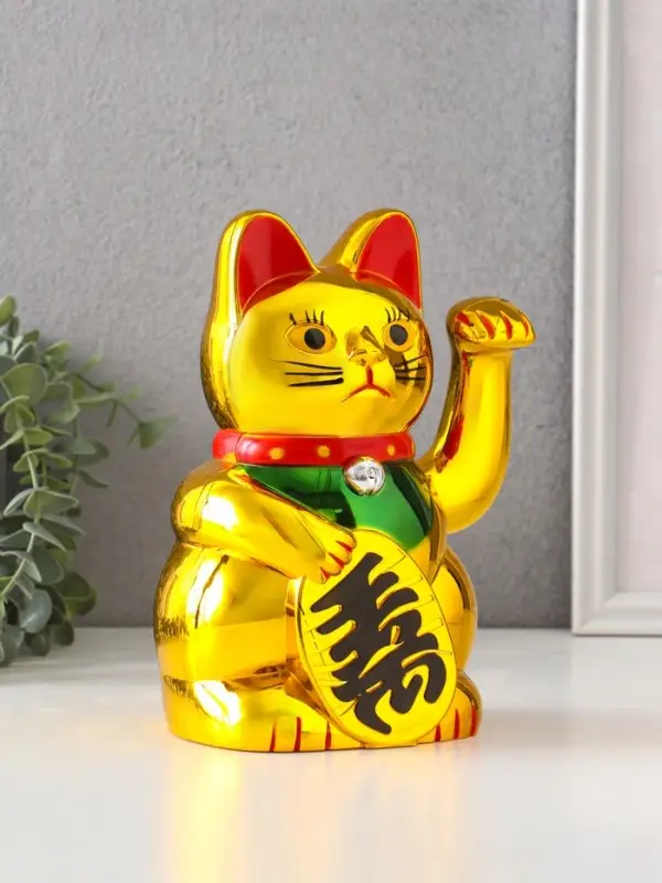 Маятник настольный антистресс &laquo;Кот: Манэки-нэко&raquo;, h=21 см