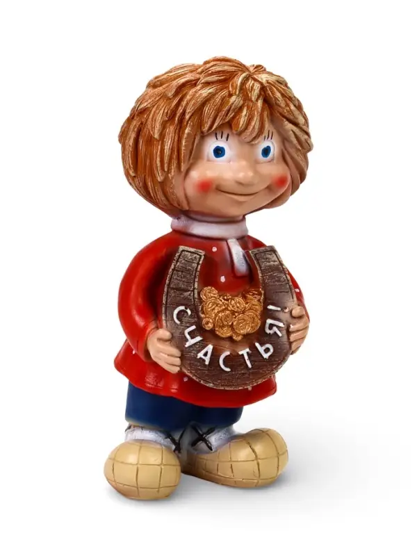 Садовая фигура из полистоуна &laquo;Домовичок Счастья&raquo;, 28&times;11&times;13 см