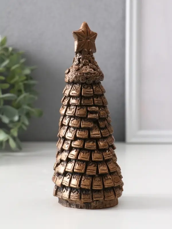 Фигура «Ёлка денежная», 15×6×6 см, бронза Фигура «Ёлка денежная», 15×6×6 см, бронза