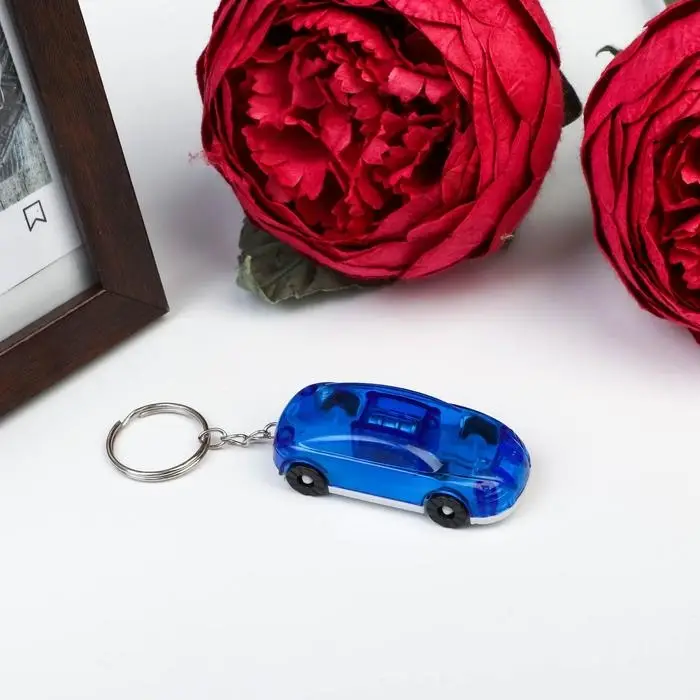 Фонарик свет на кольце  Фонарик свет на кольце "Яркий автомобиль" МИКС 5,3х1,8х2,3 см