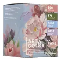Набор красителей Art Color Paint &laquo;ПИОН&raquo; 4 пастельных цвета по 12 мл