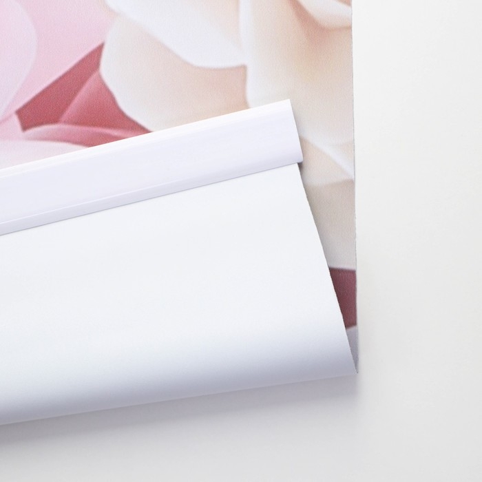 Штора рулонная 3D принт &laquo;Розы&raquo;, блэкаут, 90&times;200 см (с учётом креплений 3,5 см)