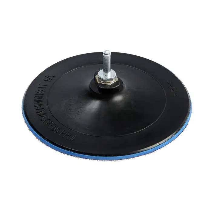 Насадка с липучкой для дрели и УШМ ТУНДРА, М14, с адаптером, твердая, 180 мм Насадка с липучкой для дрели и УШМ ТУНДРА, М14, с адаптером, твердая, 180 мм