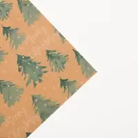 Бумага упаковочная крафтовая Merry christmas, 50×70 см