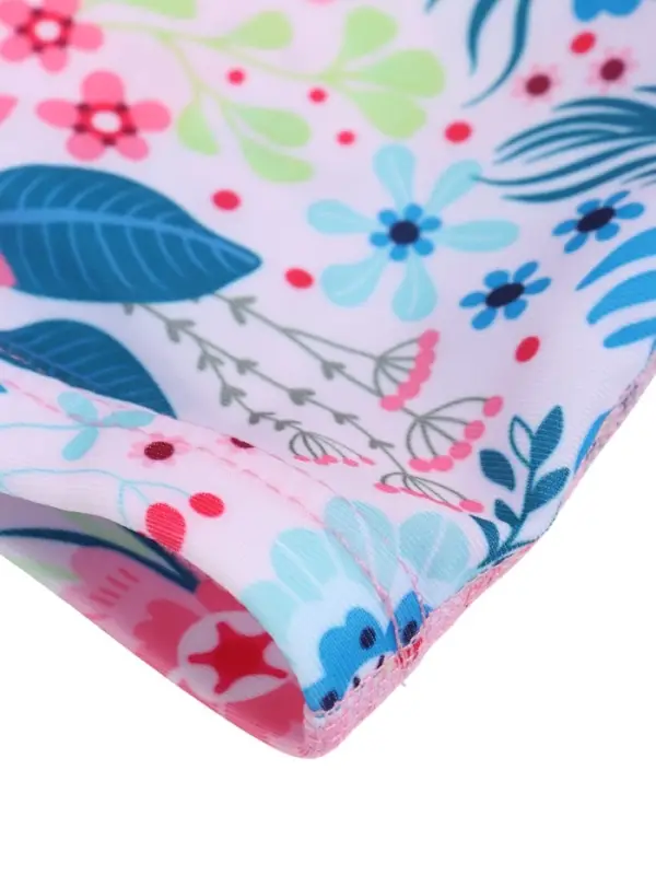 Шапочка для плавания детская ONLYTOP Swim &laquo;Цветочный мир&raquo;, тканевая, обхват 46-52 см