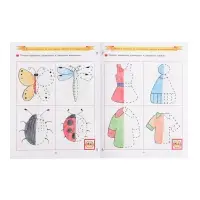 Рабочая тетрадь для детей 4-5 лет «Дорисуй и раскрась», Колесникова Е.В.