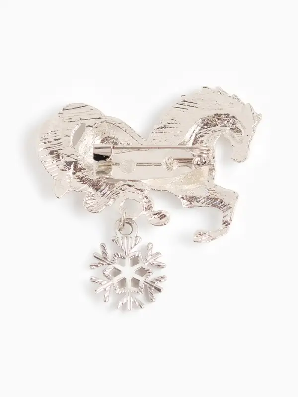 Булавка на подложке Булавка на подложке "Счастливого Нового года"