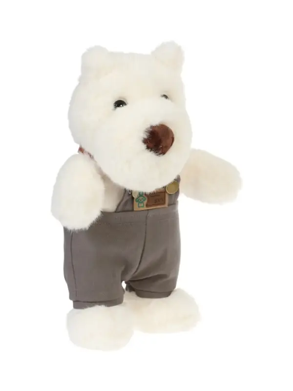 Мягкая игрушка "Пёсик в комбинезоне", 30 см