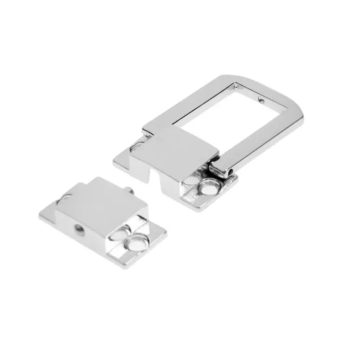 Замок-защелка на ящик ZM01, 3.2×2.5 см, цвет хром
