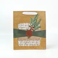 Набор пакетов крафтовых «Новогоднее поздравление» Набор пакетов крафтовых «Новогоднее поздравление»