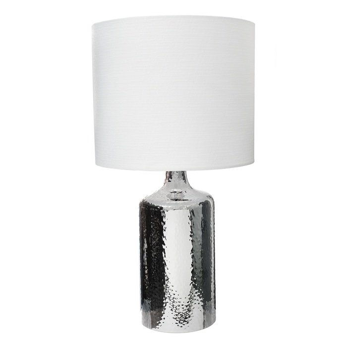 Настольная лампа с абажуром RISALUX «Слинг», Е27, 40 Вт, хром, 30×30×58 см Настольная лампа с абажуром RISALUX «Слинг», Е27, 40 Вт, хром, 30×30×58 см