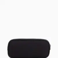 Косметичка - пенал на молнии с 2 отделами, тёмно-серая