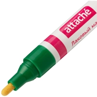 Маркер лаковый Attache 4 мм зеленый