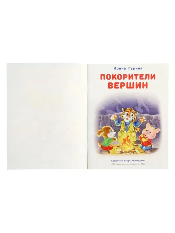 Книга &laquo;Покорители вершин&raquo;, 16 стр., Гурина И. В.