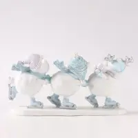 Фигурка &laquo;Барашки на катке&raquo;, 8.5 см, полистоун