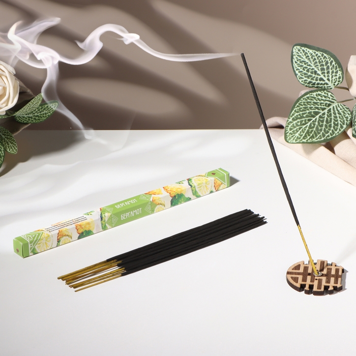 Благовония Благовония "Дыхание природы Бергамот", 8 палочек