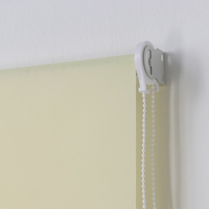 Штора рулонная «Механика», 60×180 см (с учётом креплений 3,5 см), цвет бежевый Штора рулонная «Механика», 60×180 см (с учётом креплений 3,5 см), цвет бежевый