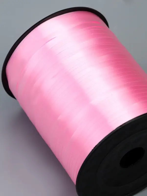 Лента для декора, подарков и шаров, светло-розовый, 0.5 см &times; 500 ярдов
