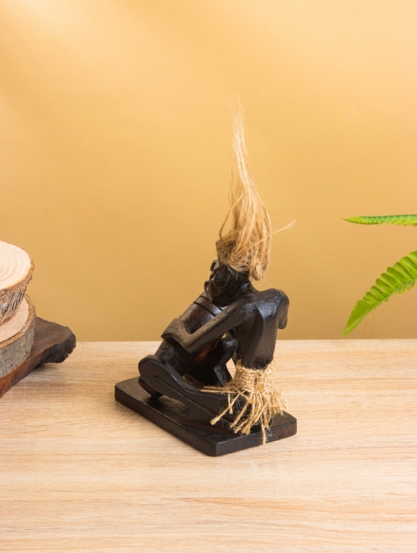 Сувенир Сувенир "Абориген музыкант" дерево, 12х8х14 см