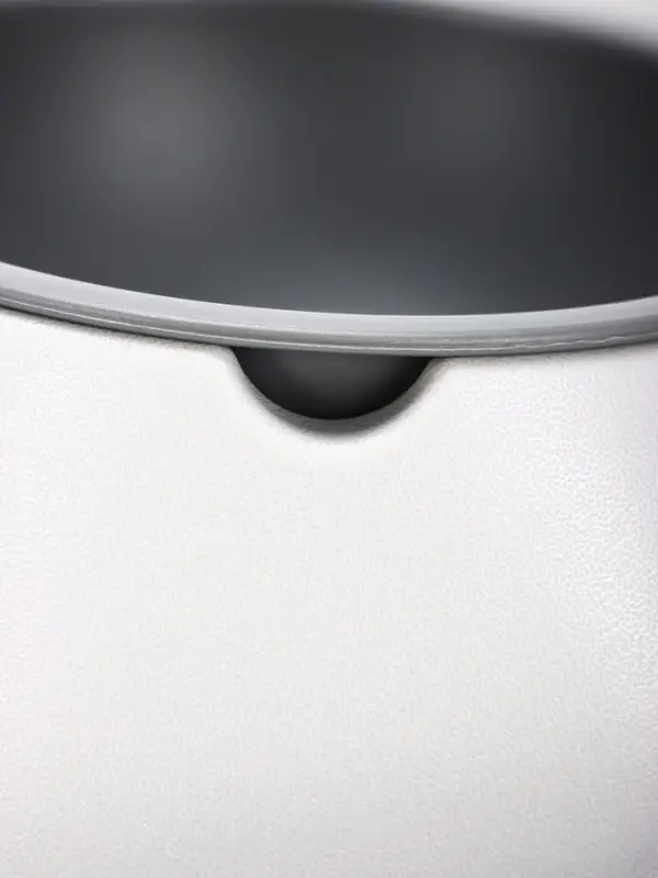 Миска для животных &laquo;Дубль Мини&raquo;, 200 мл, покрытие софт-тач, цвет смоки