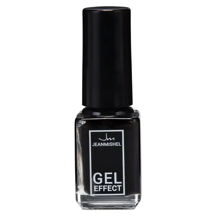 Лак для ногтей с эффектом геля, Jeanmishel, тон 199, чёрный матовый, 6 мл Лак для ногтей с эффектом геля, Jeanmishel, тон 199, чёрный матовый, 6 мл