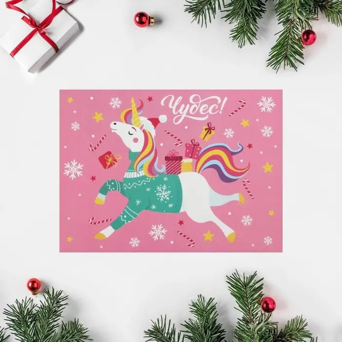 Набор открыток-комплиментов "Новогодние" в наборе 26 шт, 8 х 6 см Набор открыток-комплиментов "Новогодние" в наборе 26 шт, 8 х 6 см