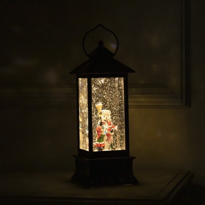 Светодиодная фигура «Фонарь с девочкой и снеговиком» 10 × 27 × 10 см, пластик, батарейки ААх3 (не в комплекте), USB, свечение тёплое белое Светодиодная фигура «Фонарь с девочкой и снеговиком» 10 × 27 × 10 см, пластик, батарейки ААх3 (не в комплекте), USB, свечение тёплое белое