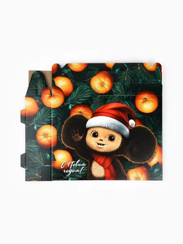 Подарочная коробка для конфет, Чебурашка