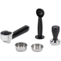 Кофеварка рожковая HEM-9990 серебристый