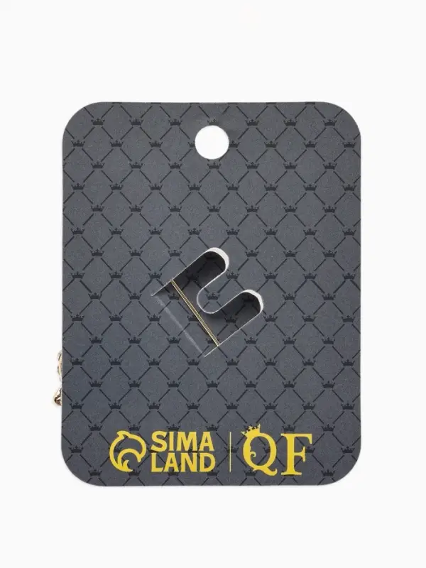 Брошь &laquo;Жёлудь&raquo; осенний с листом, стразы, цвет коичнево-бело-зелёный в золоте