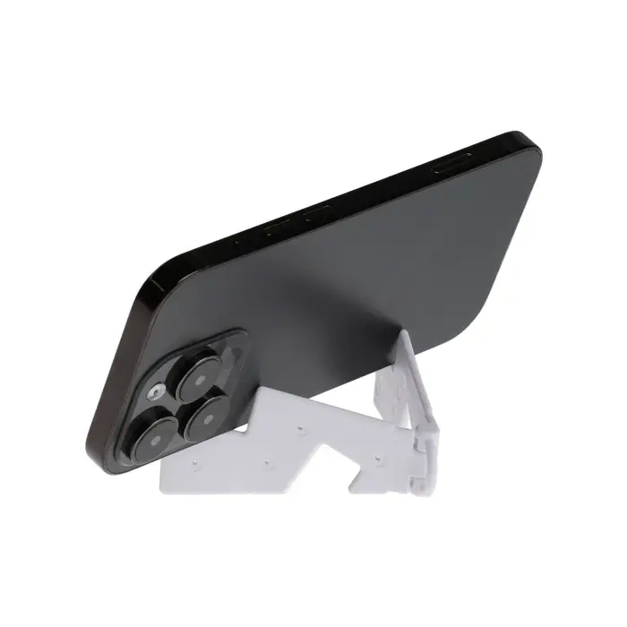 Подставка для телефона Luazon, брелок, складная, белая Подставка для телефона Luazon, брелок, складная, белая