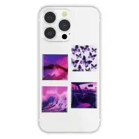 Объёмные 3D стикеры на телефон Violet, 4 шт., 3&times;3 см