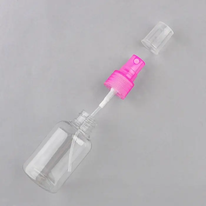 Бутылочка для хранения, с распылителем, 50 мл, МИКС, прозрачная