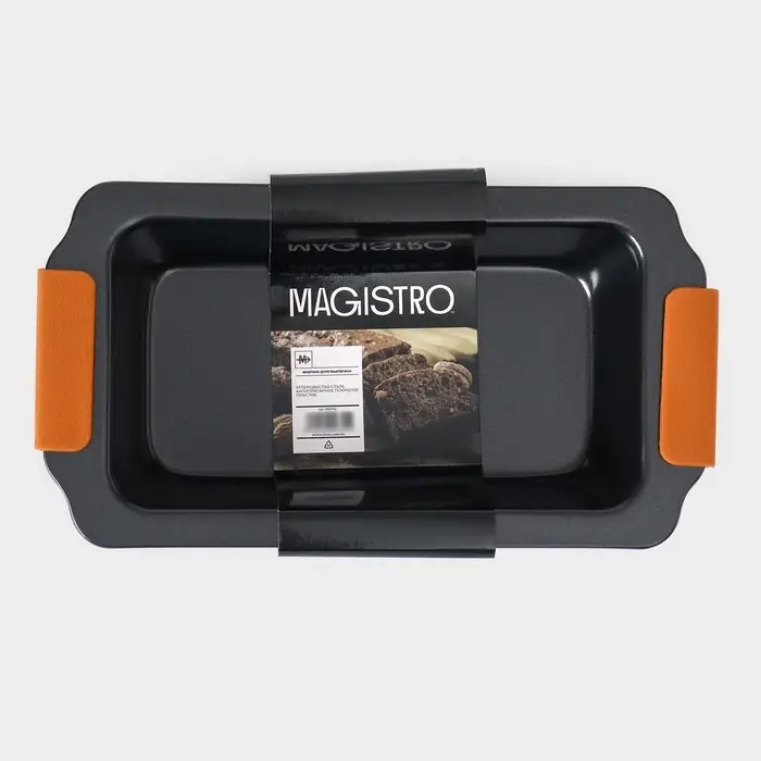 Форма для выпечки Magistro French Bakery, 31,5×17×6 см, антипригарное покрытие Форма для выпечки Magistro French Bakery, 31,5×17×6 см, антипригарное покрытие