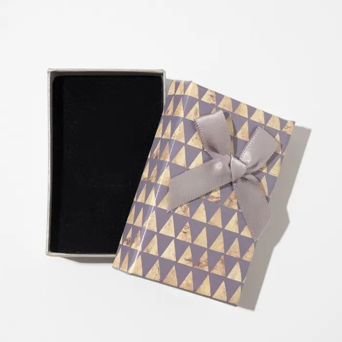 Коробочка подарочная под набор «Треугольники», 5×8 (размер полезной части 4,8×7,8 см), цвет МИКС Коробочка подарочная под набор «Треугольники», 5×8 (размер полезной части 4,8×7,8 см), цвет МИКС