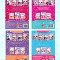 Книги с наклейками &laquo;Наряди модную куколку&raquo;, набор 4 шт. по 12 стр.