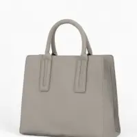 Сумка женская тоут TEXTURA на молнии, 29&times;10&times;25 см, однотонная, серая