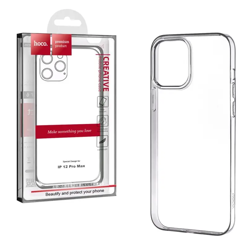 Чехол для iPhone 12 Pro Max Hoco TPU прозрачный