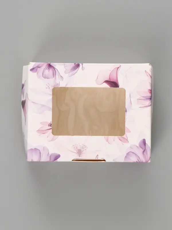 Коробка подарочная складная &laquo;Помни, ты прекрасна&raquo;, 10&times;8&times;3.5 см, с окном