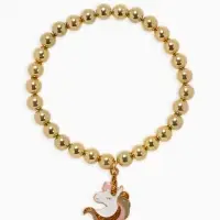 Набор детских украшений &laquo;Выбражулька. Единороги&raquo;, 3 предмета: кулон, браслет, кольцо, разноцветный в золоте