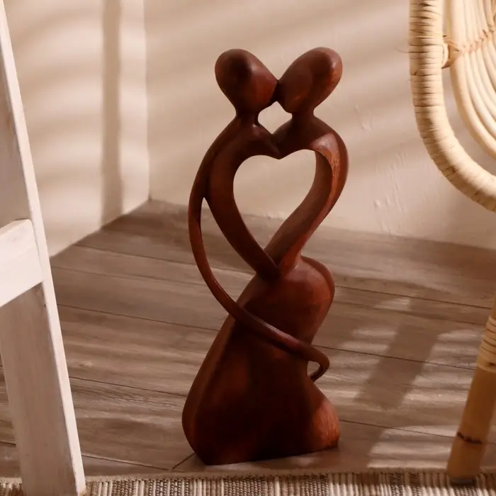 Сувенир дерево "Узы брака" коричневый цвет 40х16х4,5 см