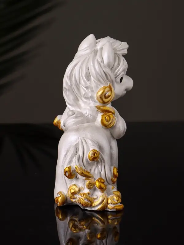 Фигурка гипс &laquo;Пони Красотка&raquo;, 10&times;7&times;5 см, перламутр