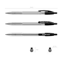 Ручка шариковая автоматическая ErichKrause R=301 MATIC, узел 1.0 мм, чернила чёрные, длина линии письма 2000 м