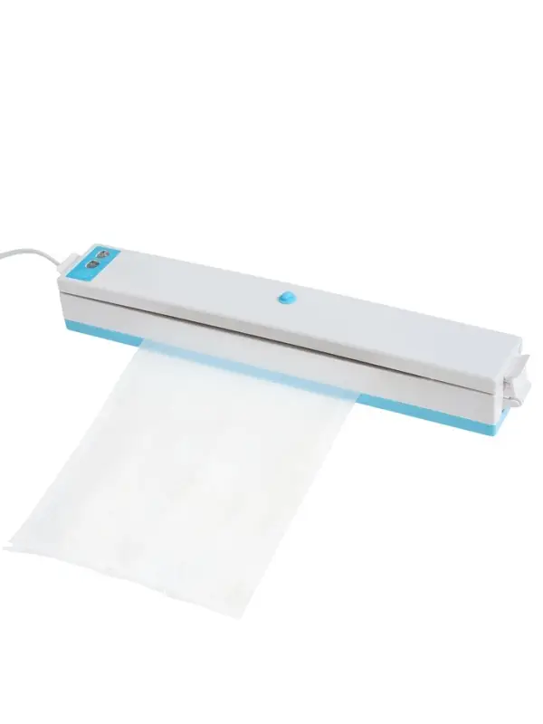 Вакууматор LPS-02, 80 Вт, 10 пакетов, 220 В, 25 см, бирюзовый