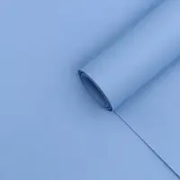 Бумага для декора и флористики, крафт, синяя, однотонная, двусторонняя, рулон 1 шт., 0.68&times;10 &plusmn;5% м
