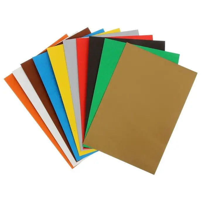 Картон цветной А4, 10 листов, 10 цветов  Картон цветной А4, 10 листов, 10 цветов "Солнышко", немелованный, 200 г/м2
