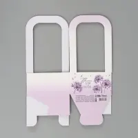 Коробка - переноска для цветов &laquo;Только для тебя&raquo;, 12 &times; 12 &times; 22 см