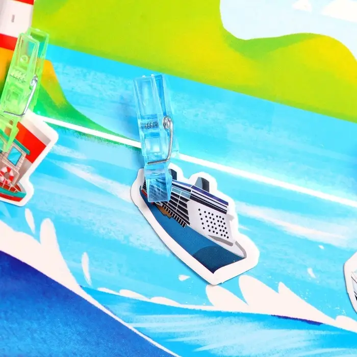 IQ- игра с прищепками «Транспорт» IQ- игра с прищепками «Транспорт»