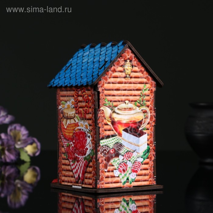 Чайный домик Чайный домик "Самовар", 9,8×9,8×17,4 см